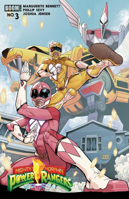 MIGHTY MORPHIN POWER RANGERS 2026 #3 B VAR DRESSED SEVY CVR B
