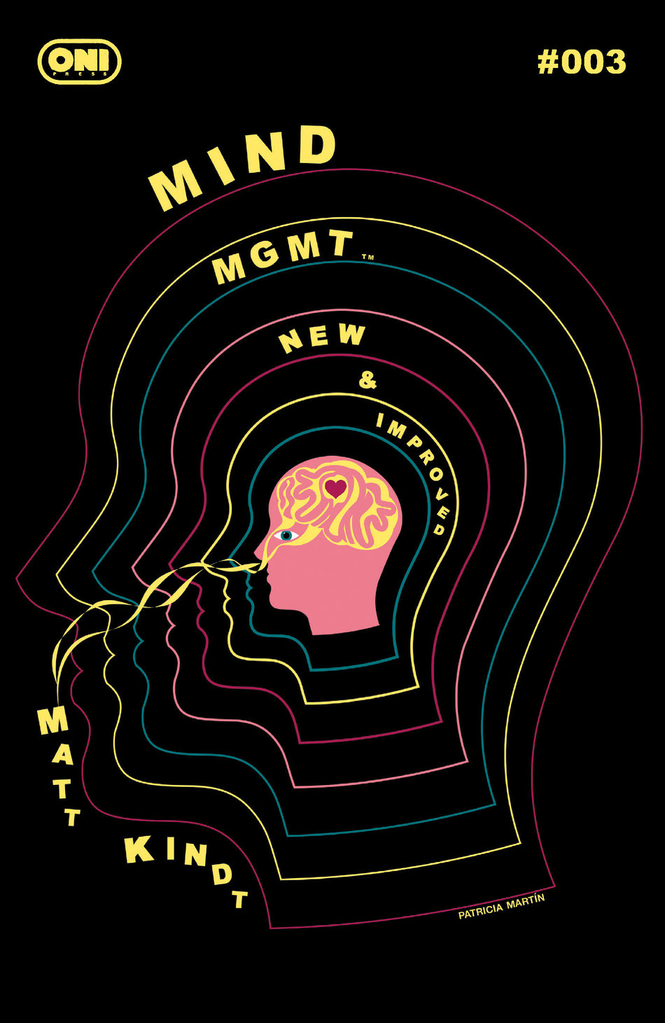 MIND MGMT NEW AND IMPROVED #3 CVR F INC 1:50 PATRICIA MARTIN VAR 1:50 INCV