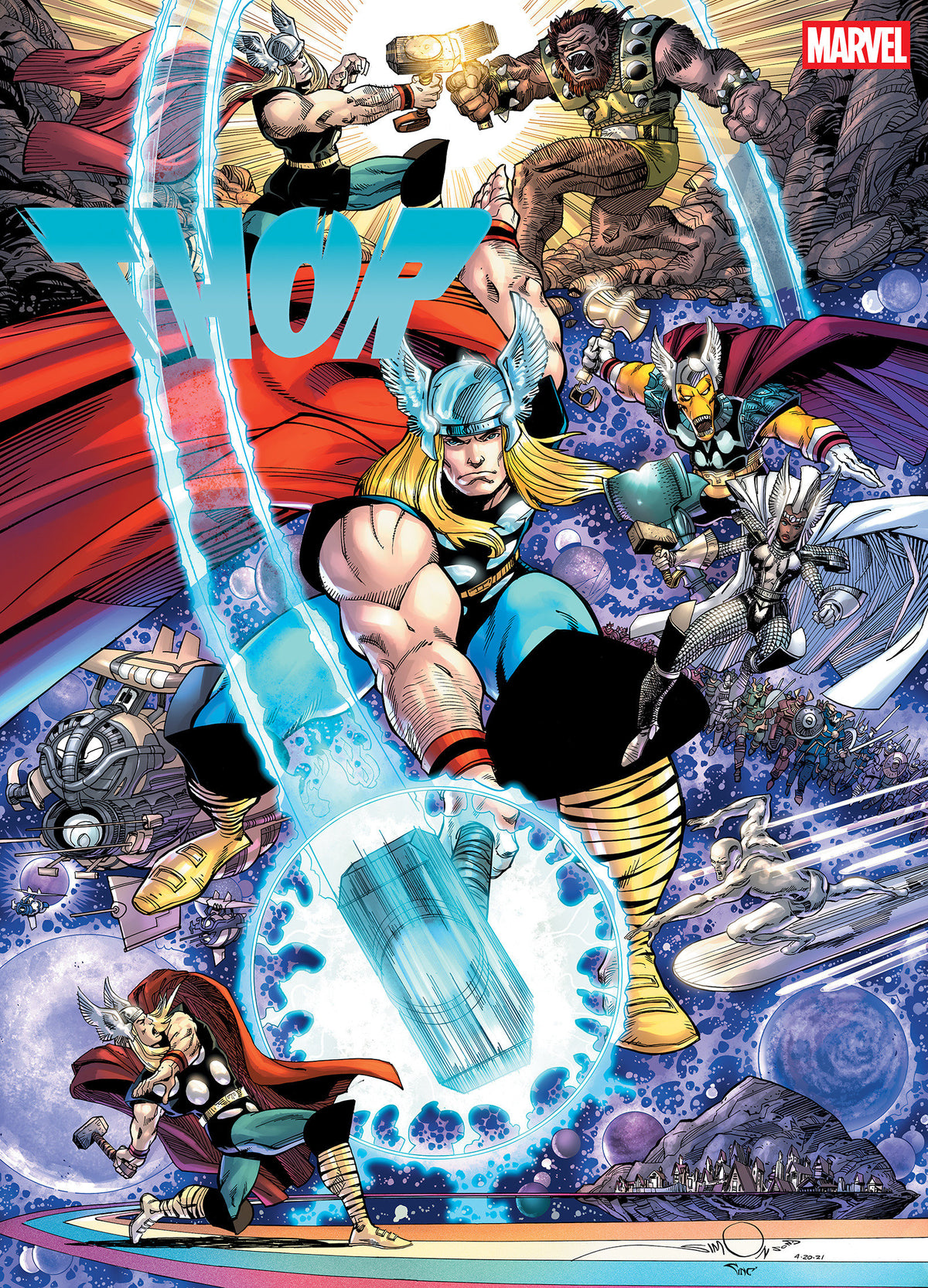 THOR #800 WALT SIMONSON VAR CVR B