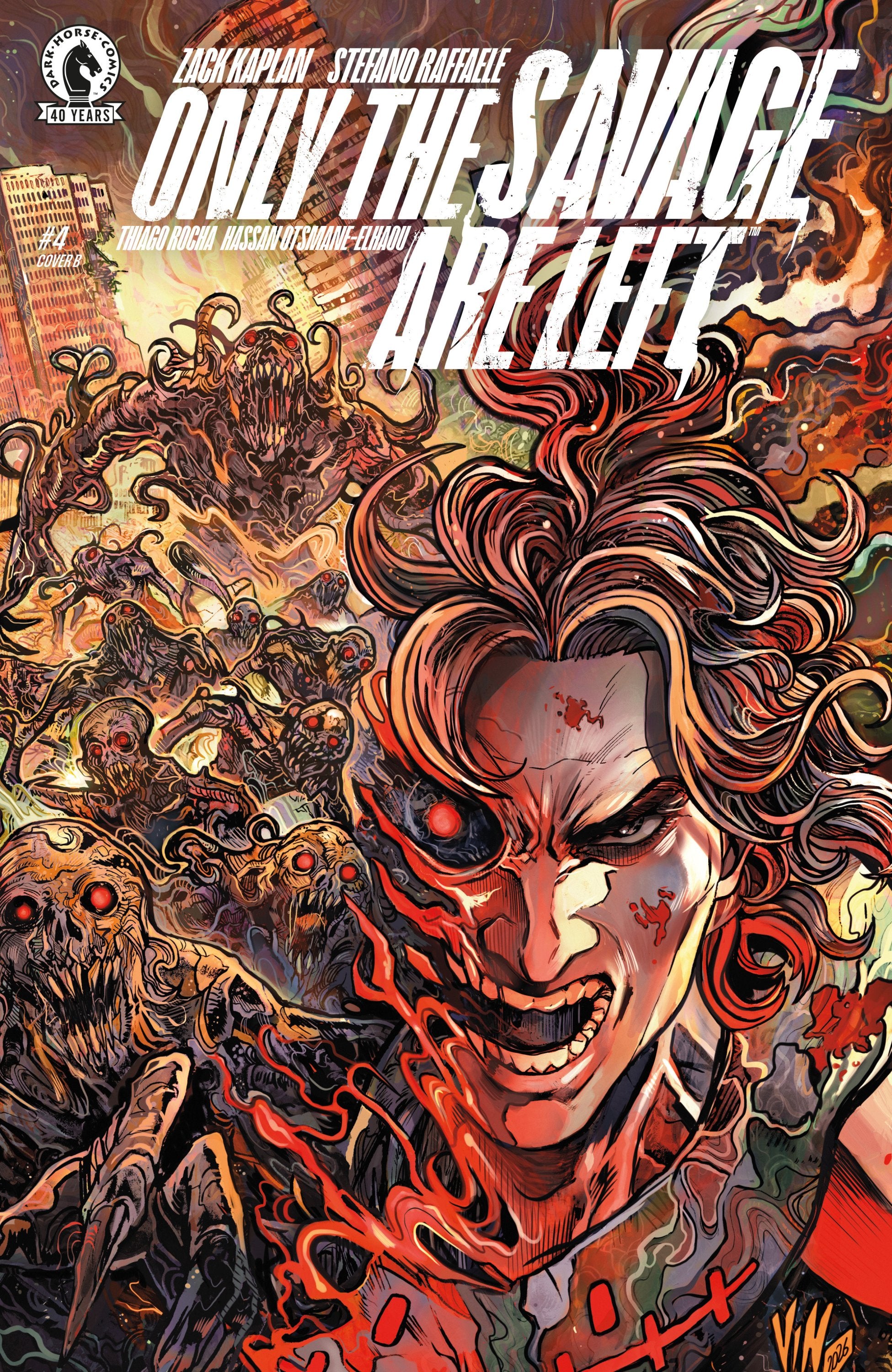 ONLY THE SAVAGE ARE LEFT #4 CVR B VINCENZO RICCARDI