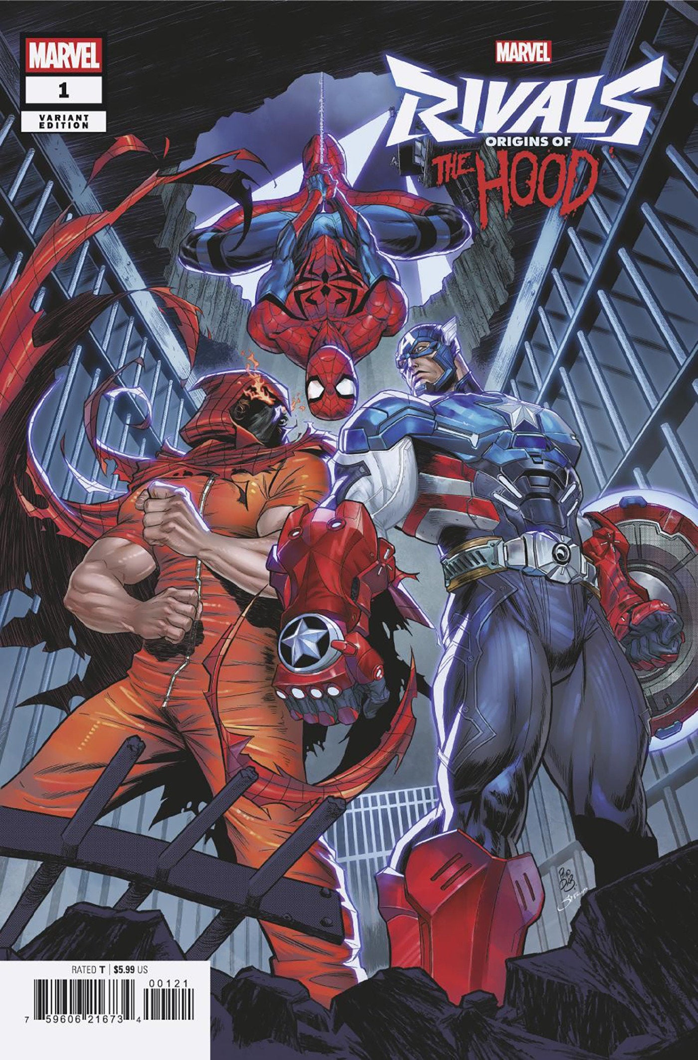 MARVEL RIVALS ORIGINS OF THE HOOD #1 FEDERICO SABBATINI VAR CVR B