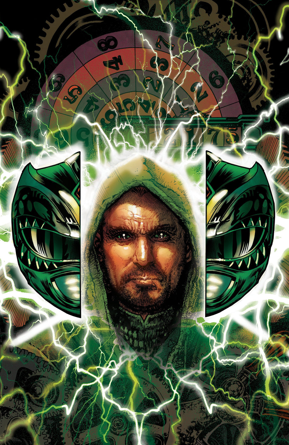 POWER RANGERS GREEN #1 F FOIL VAR FULL ART FOIL HARRIS CVR F