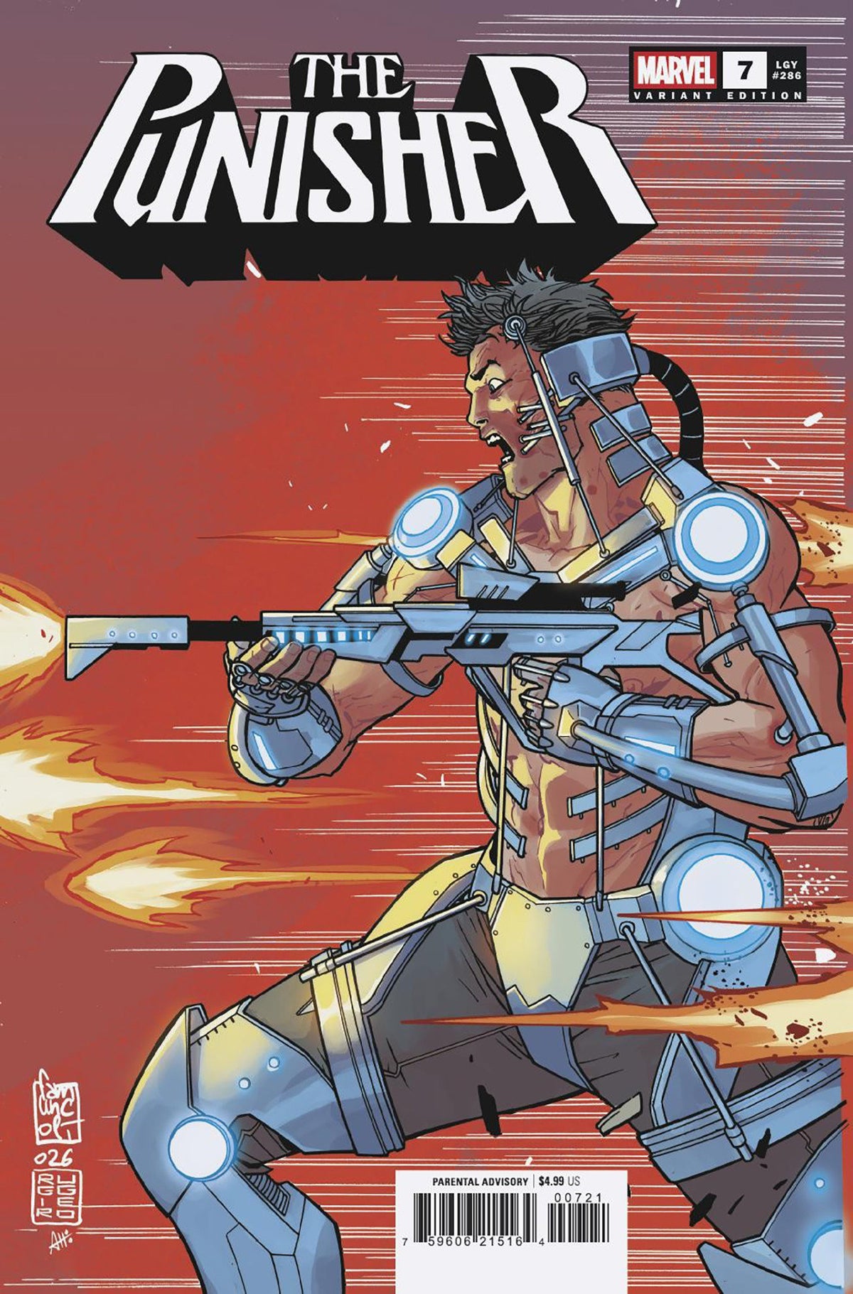 PUNISHER #7 GIUSEPPE CAMUNCOLI 2-PART CONNECTING VAR CVR B