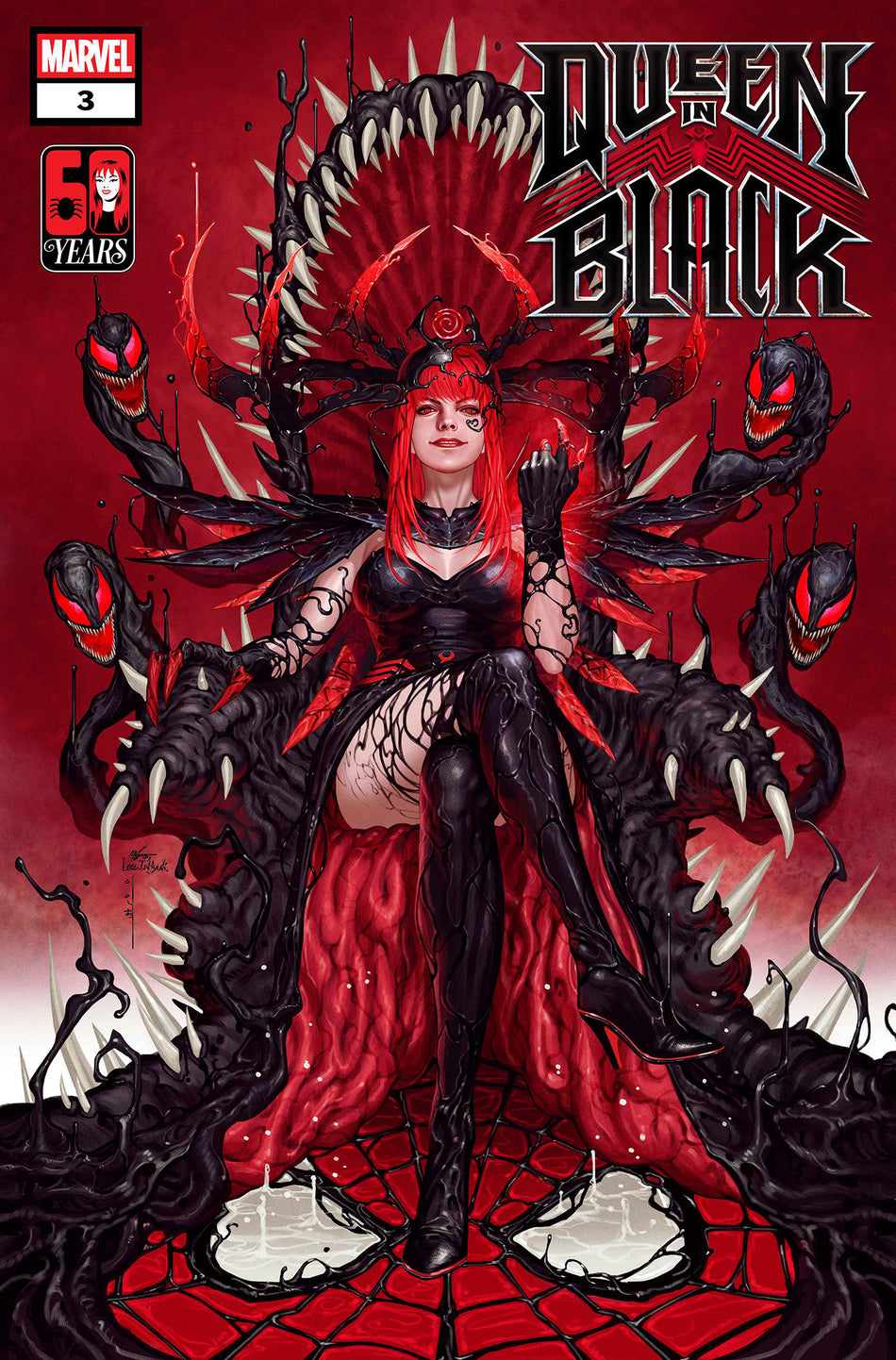 QUEEN IN BLACK #3 INHYUK LEE MARY JANE WATSON VAR QIB CVR B