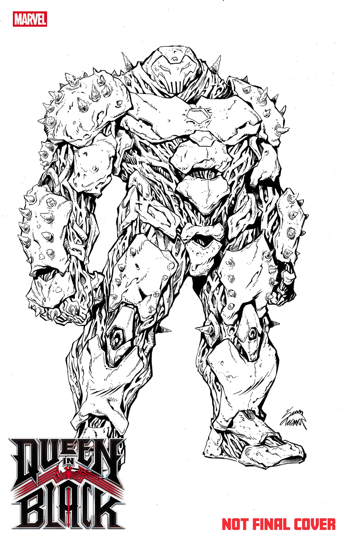 QUEEN IN BLACK #3 RYAN STEGMAN DESIGN VAR QIB 1:10 INCV