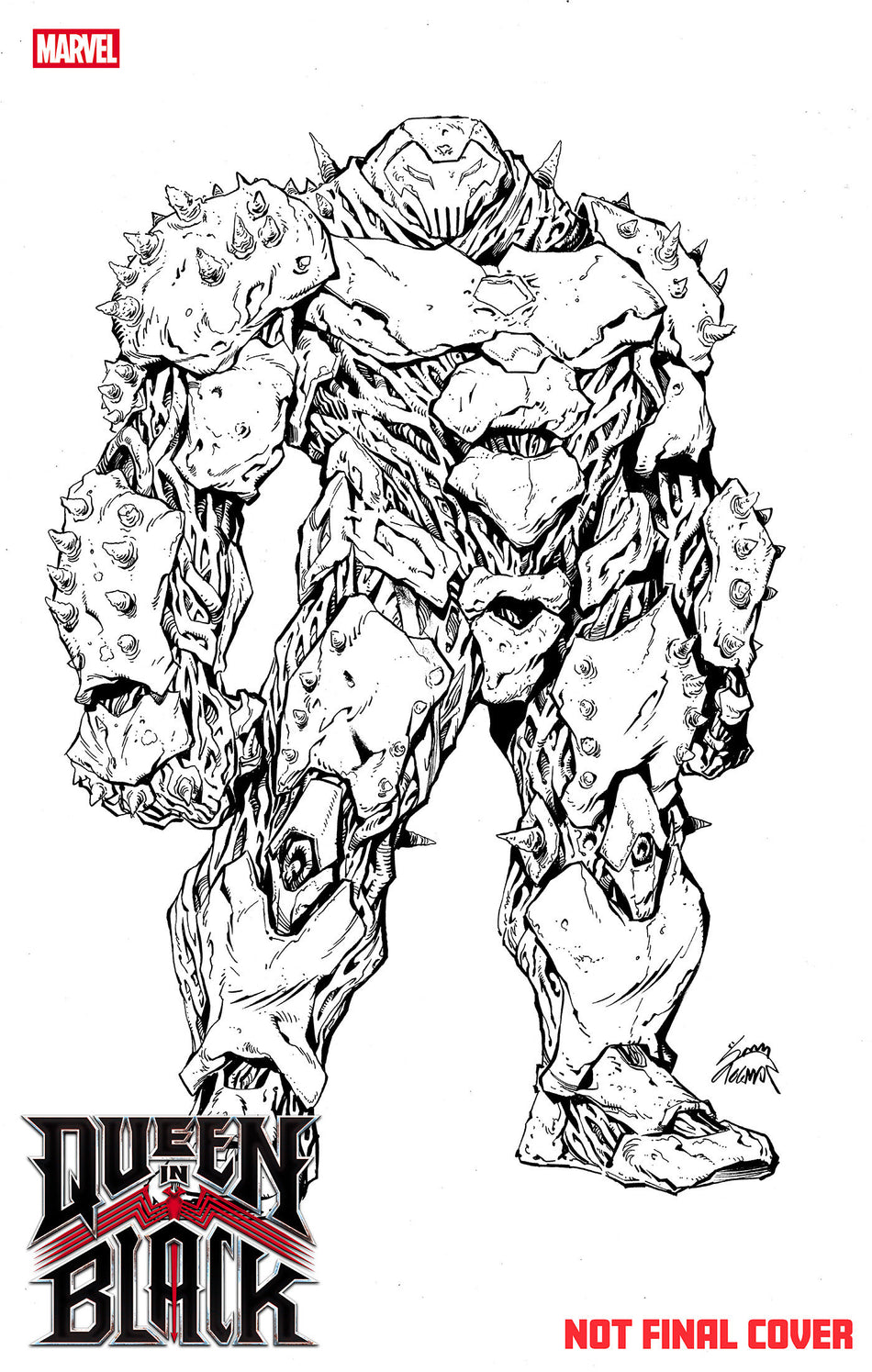 QUEEN IN BLACK #3 RYAN STEGMAN DESIGN VAR QIB 1:10 INCV