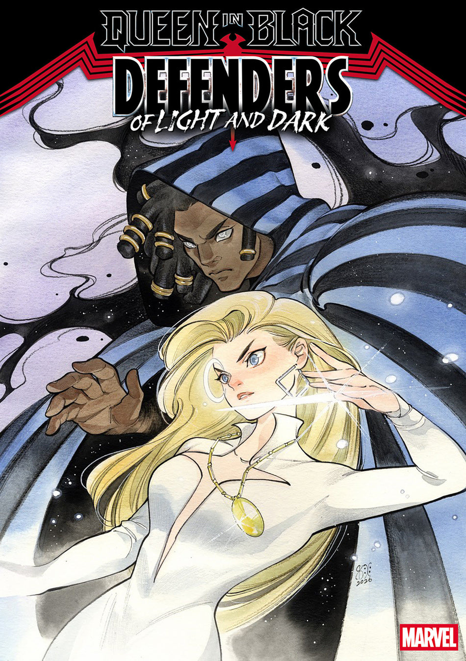 QUEEN IN BLACK DEFENDERS OF LIGHT AND DARK #2 PEACH MOMOKO VAR QIB CVR B
