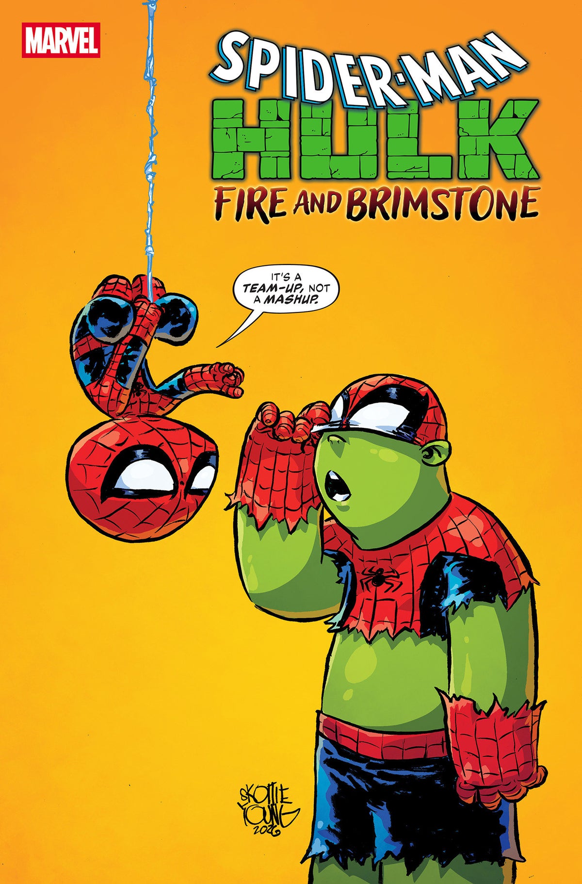 SPIDER-MAN HULK FIRE AND BRIMSTONE #1 SKOTTIE YOUNG VAR CVR C