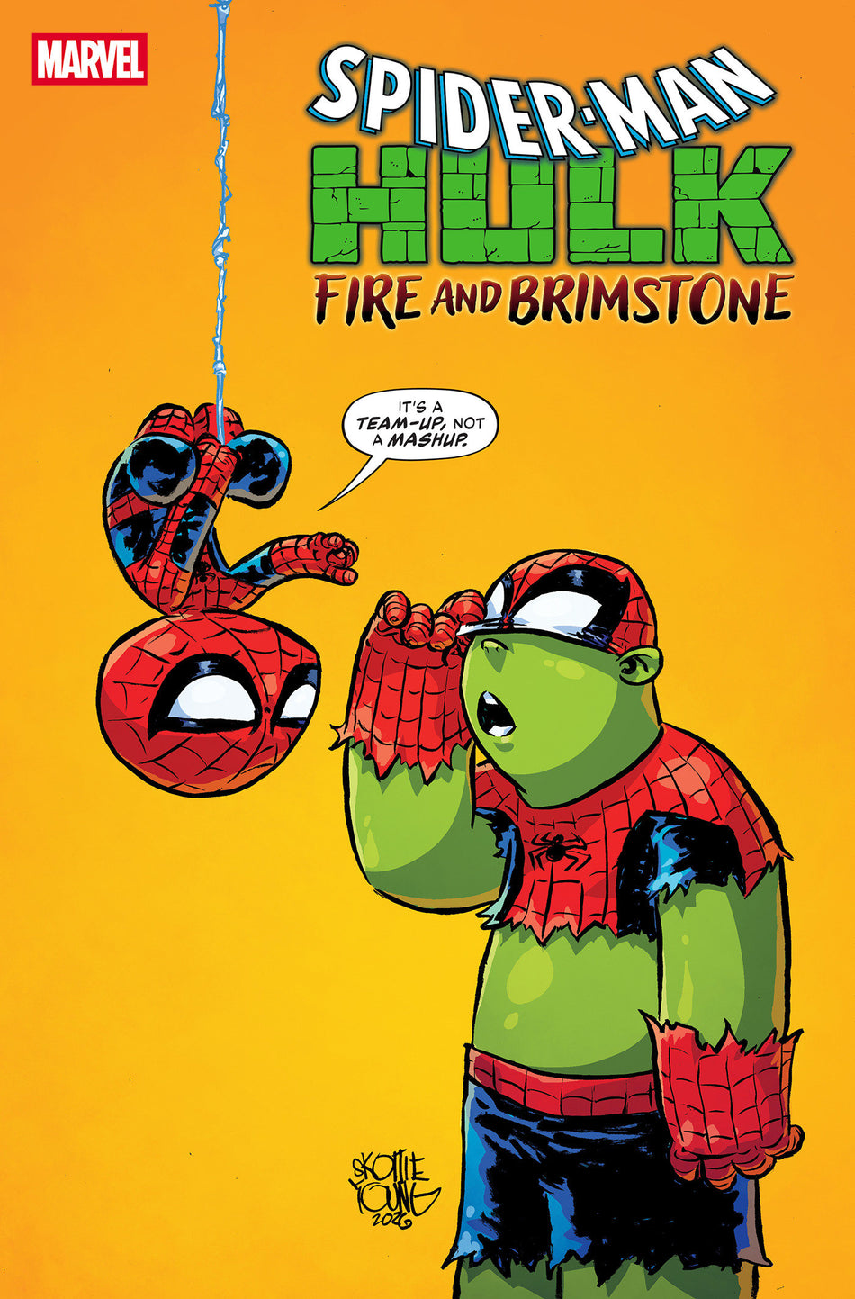 SPIDER-MAN HULK FIRE AND BRIMSTONE #1 SKOTTIE YOUNG VAR CVR C