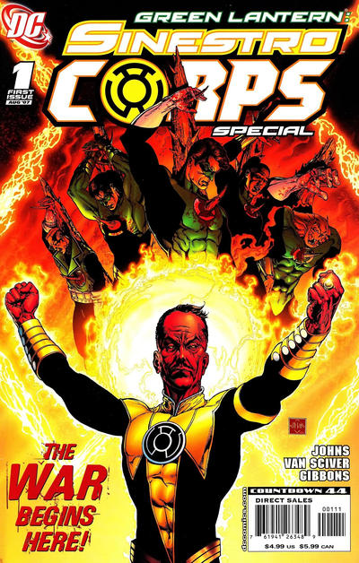 Green Lantern Sinestro Corps Special 2007 #1 First Printing - high grade - $19.99