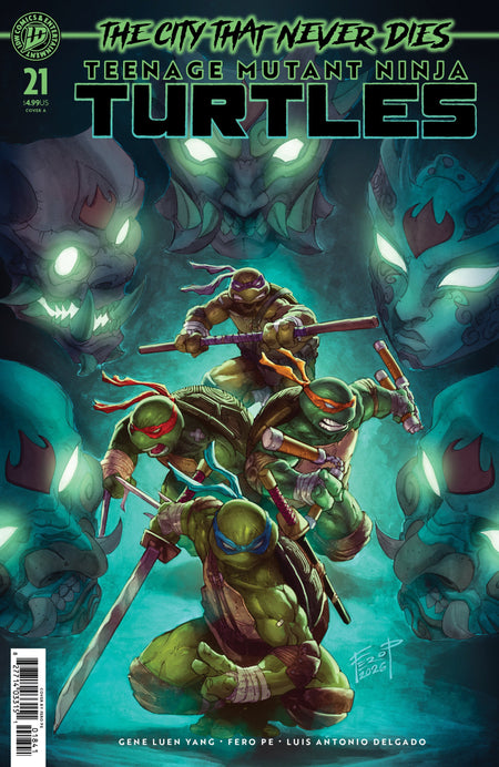 TEENAGE MUTANT NINJA TURTLES #21 COVER A PE CVR A