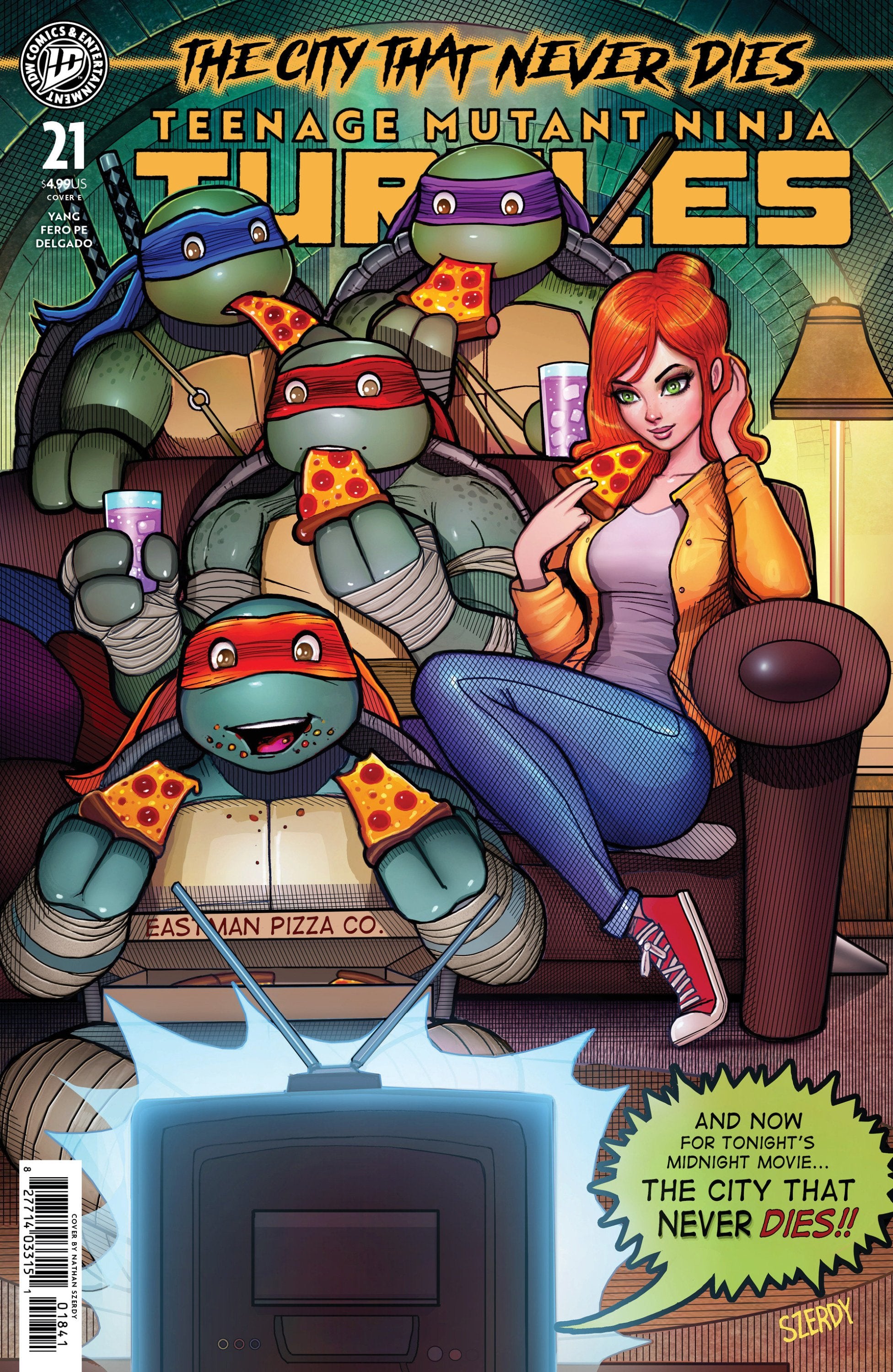 TEENAGE MUTANT NINJA TURTLES #21 VAR E SZERDY CVR G