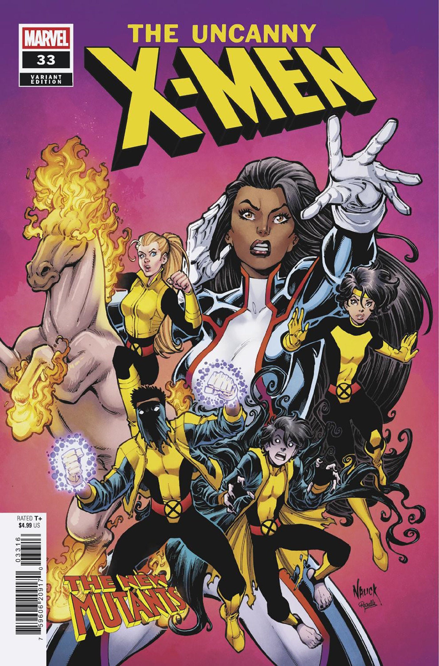 UNCANNY X-MEN #33 TODD NAUCK VAR 1:25 INCV