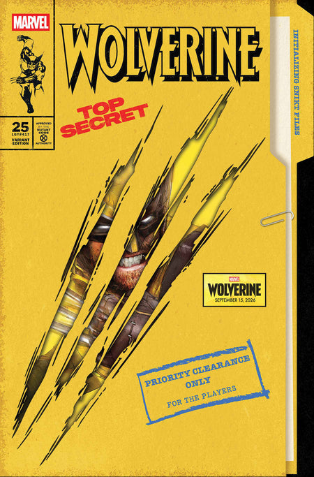WOLVERINE #25 JOCK MARVEL GAMES VAR CVR D