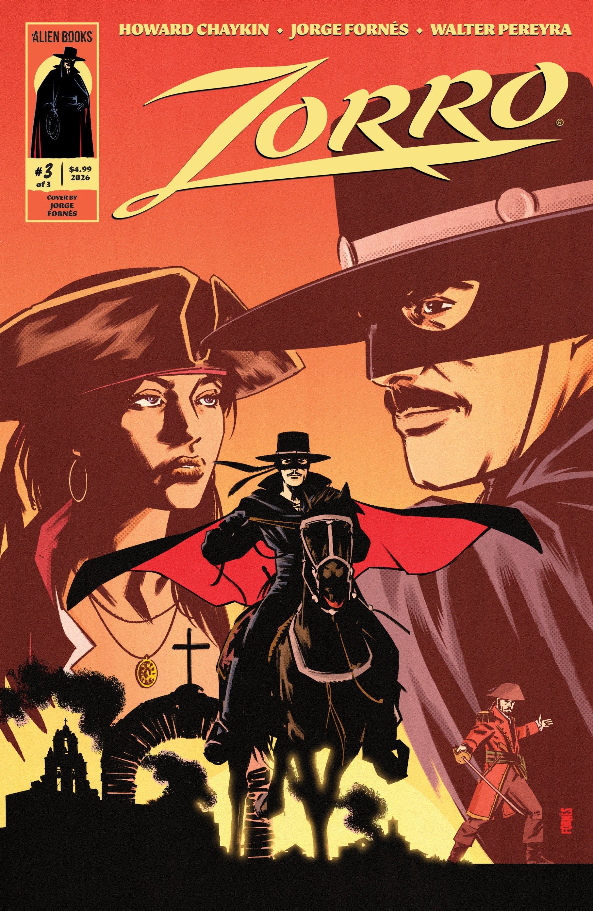 ZORRO #3 COVER A FORNS CVR A