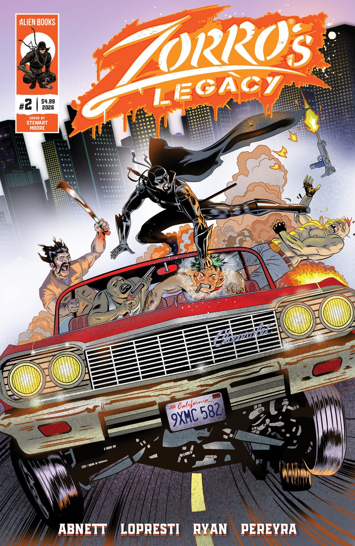 ZORROS LEGACY #2 VAR B MOORE CVR B
