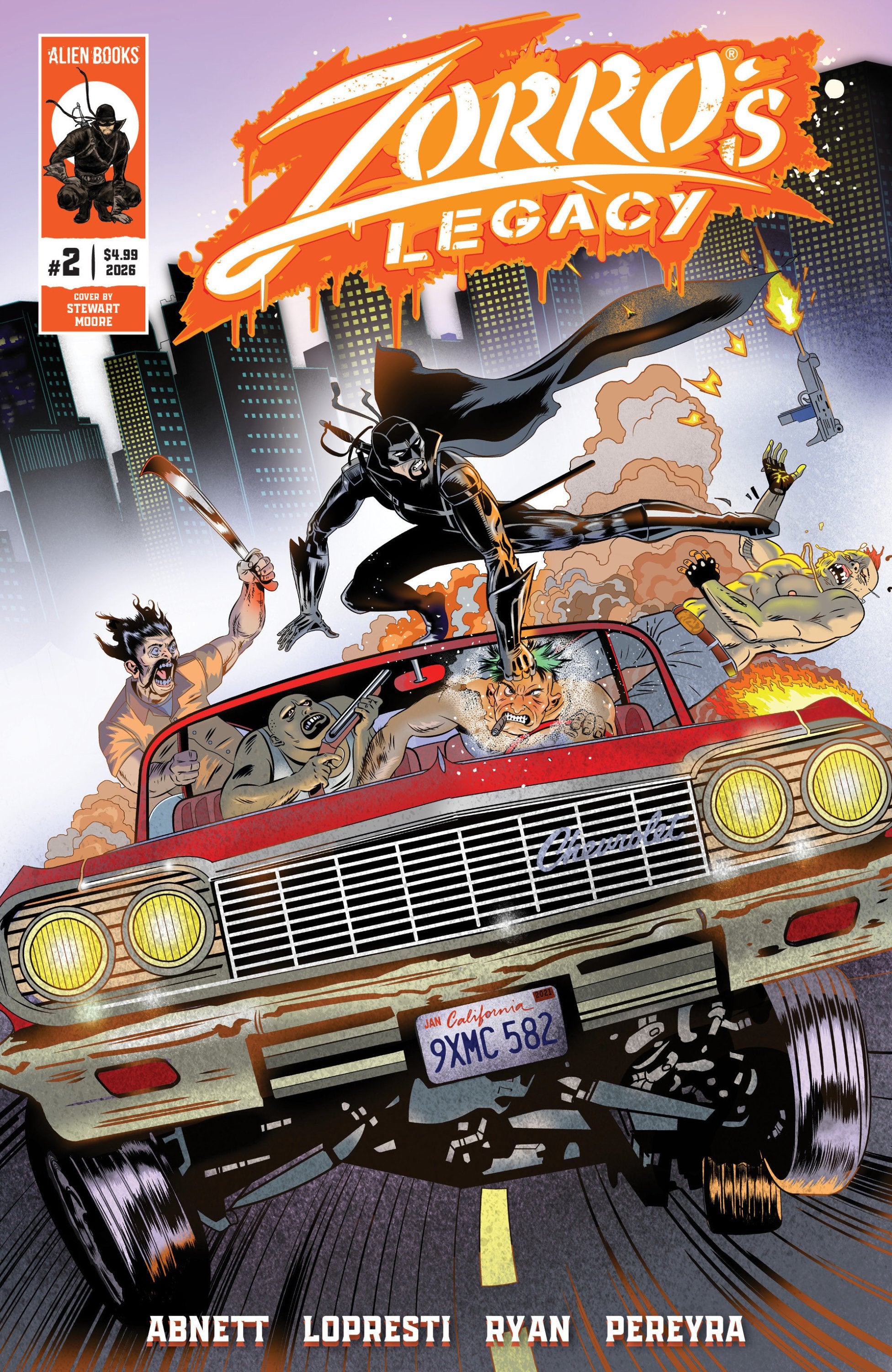 ZORROS LEGACY #2 VAR B MOORE CVR B