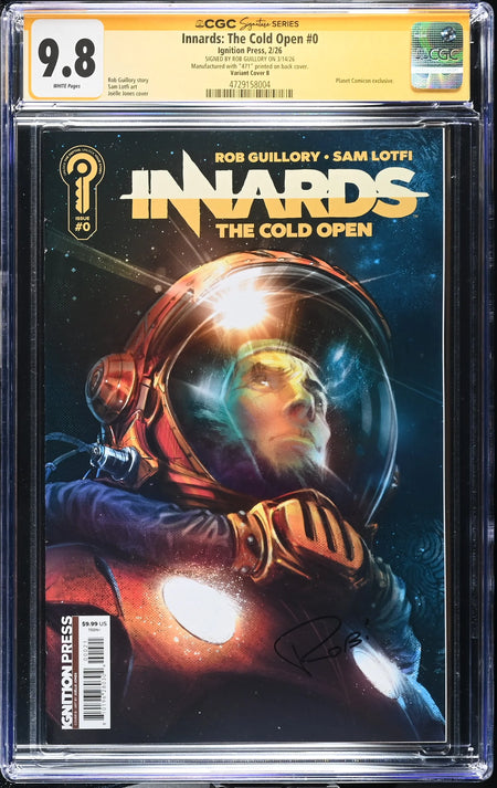 CGC 9.8 Innards #0 Planet Comicon Joelle Jones Exclusive Cover CGC Signature Series witnessed the Rob Guillory signing on 3/14/26 - CGC 9.8 #: 4729158004