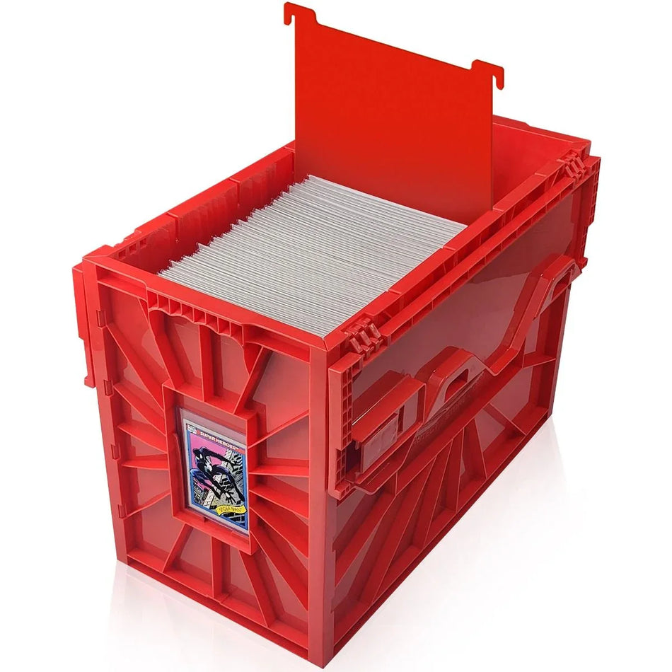 BCW Plastic Short Comic Book Bin - Red