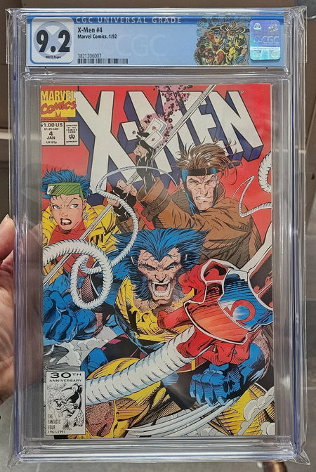 CGC 9.2 X-Men #4 1st appearance of Omega Red Special X-Men Label