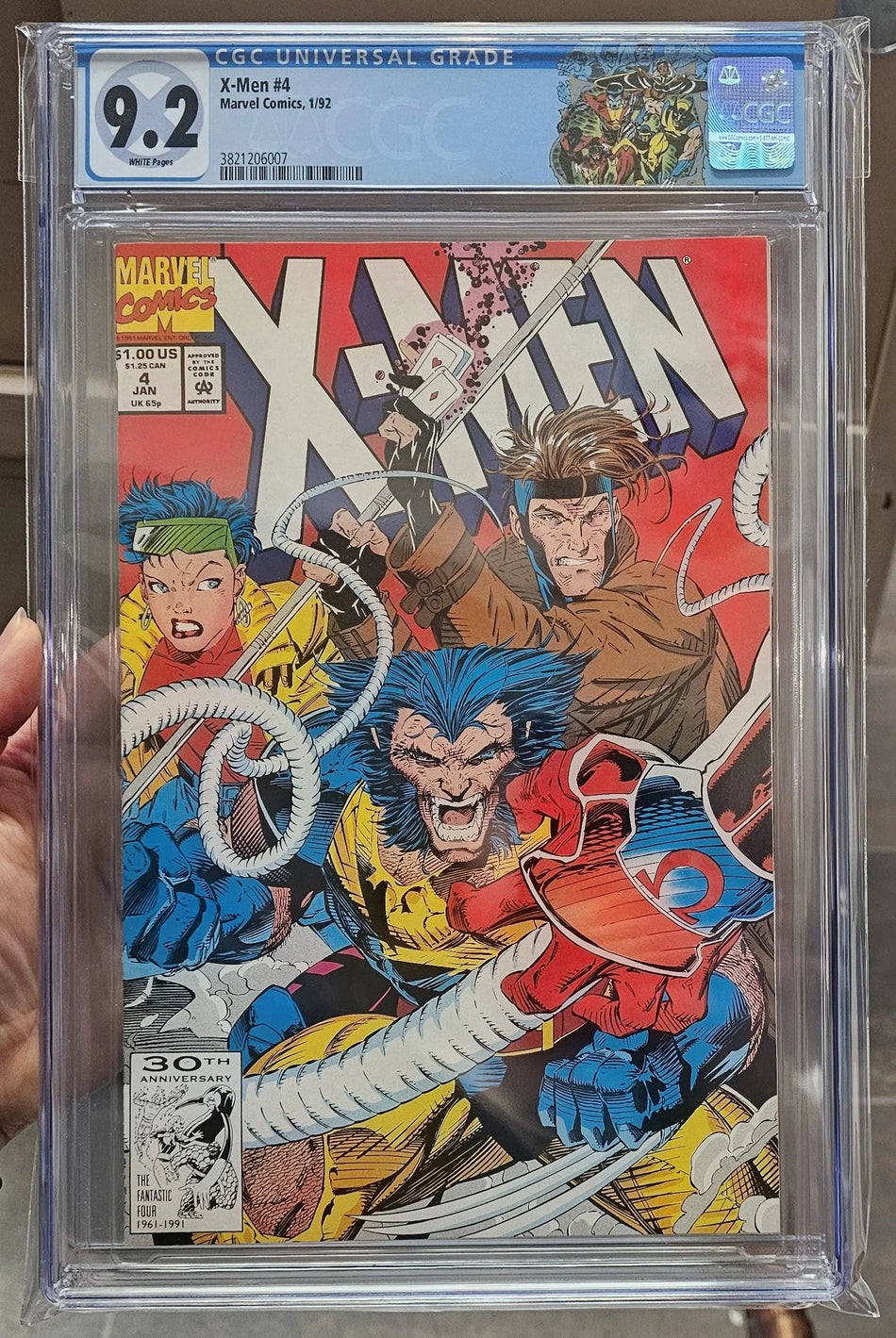 CGC 9.2 X-Men #4 1st appearance of Omega Red Special X-Men Label