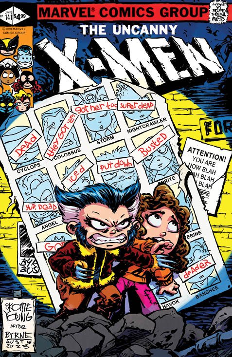 X-Men #141 Facsimile Edition Skottie Young Exclusive Variant LTD 3,000 Copies SIGNED W/ COA