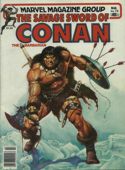 The Savage Sword of Conan 1974 #74 Newsstand ed. - mid-grade - $9.99