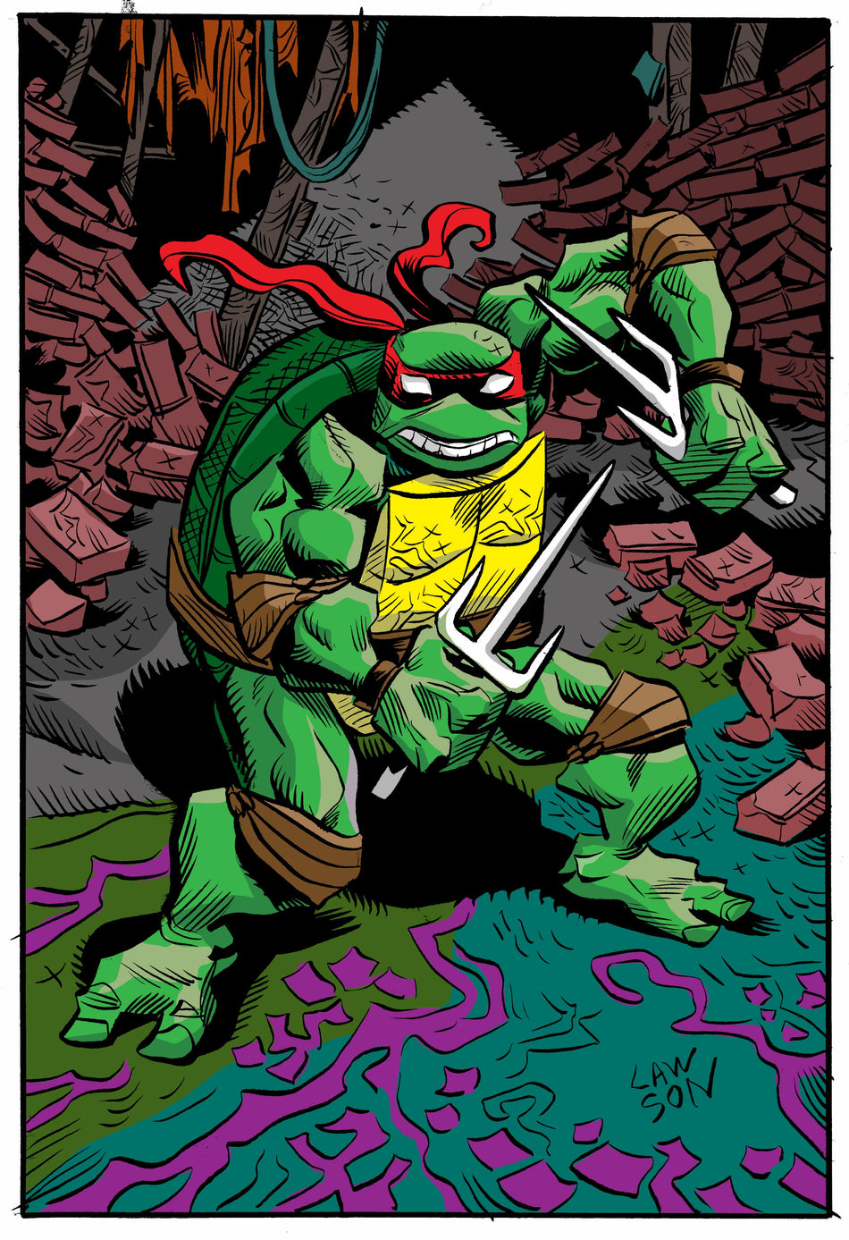 Teenage Mutant Ninja Turtles (TMNT) #146 Virgin Jim Lawson Exclusive 4 of 6 [Limited to 777]