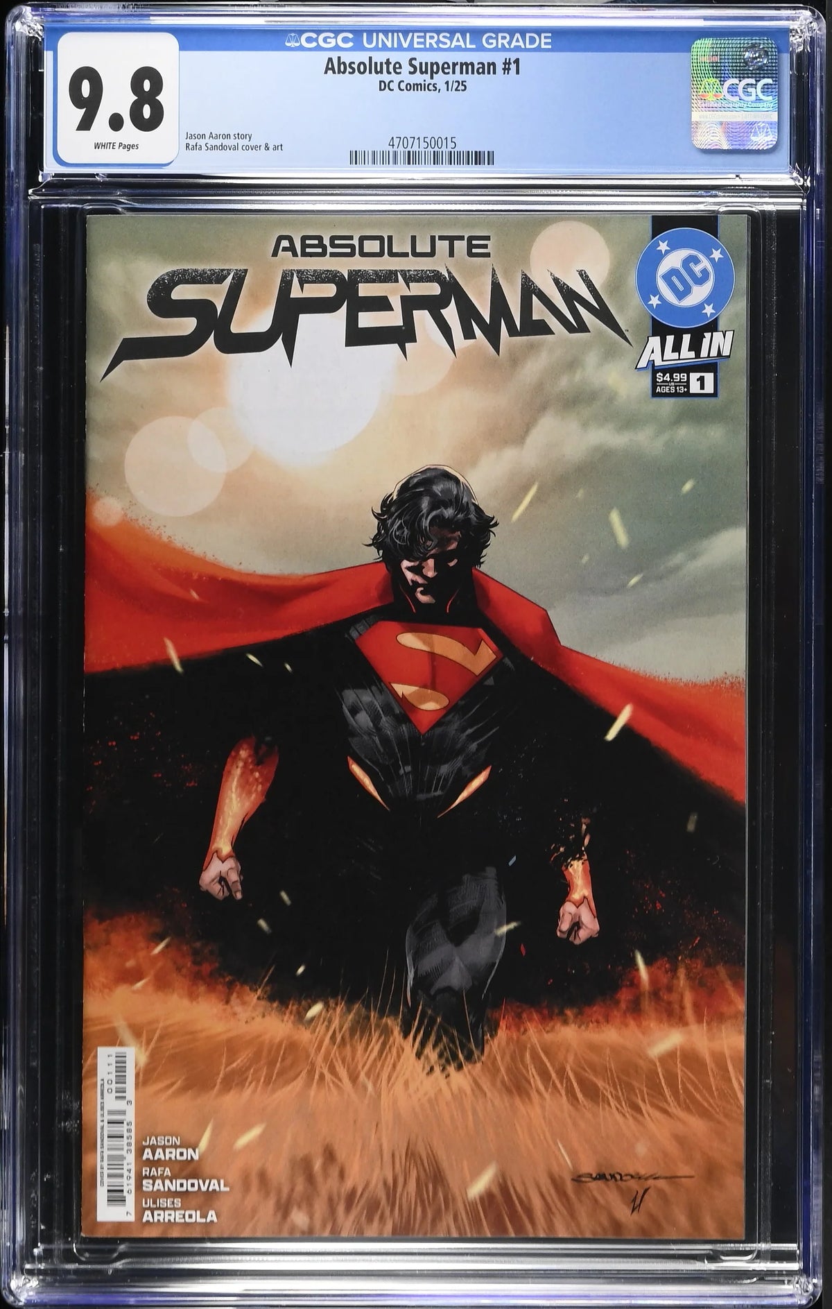 CGC 9.8 Absolute Superman #1 1st Print