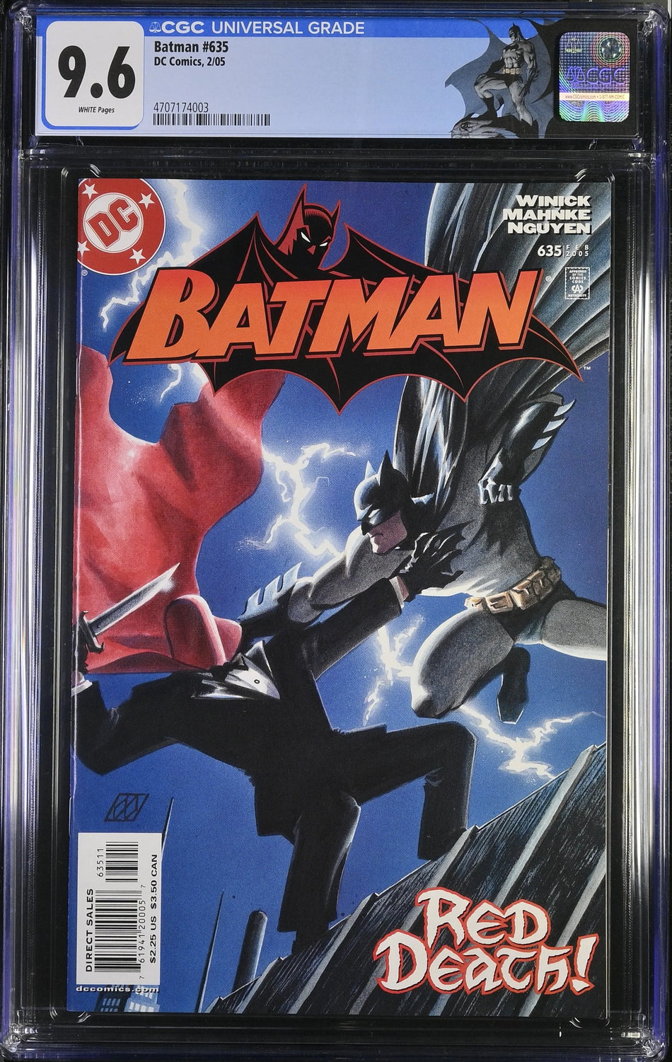 CGC 9.6 Batman #635 1st Jason Todd as Red Hood. Mister Freeze & Black Mask appearance.