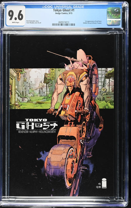CGC 9.6 Tokyo Ghost #1 1st appearance of Led Dent, Debbie Decay & Davey Trauma