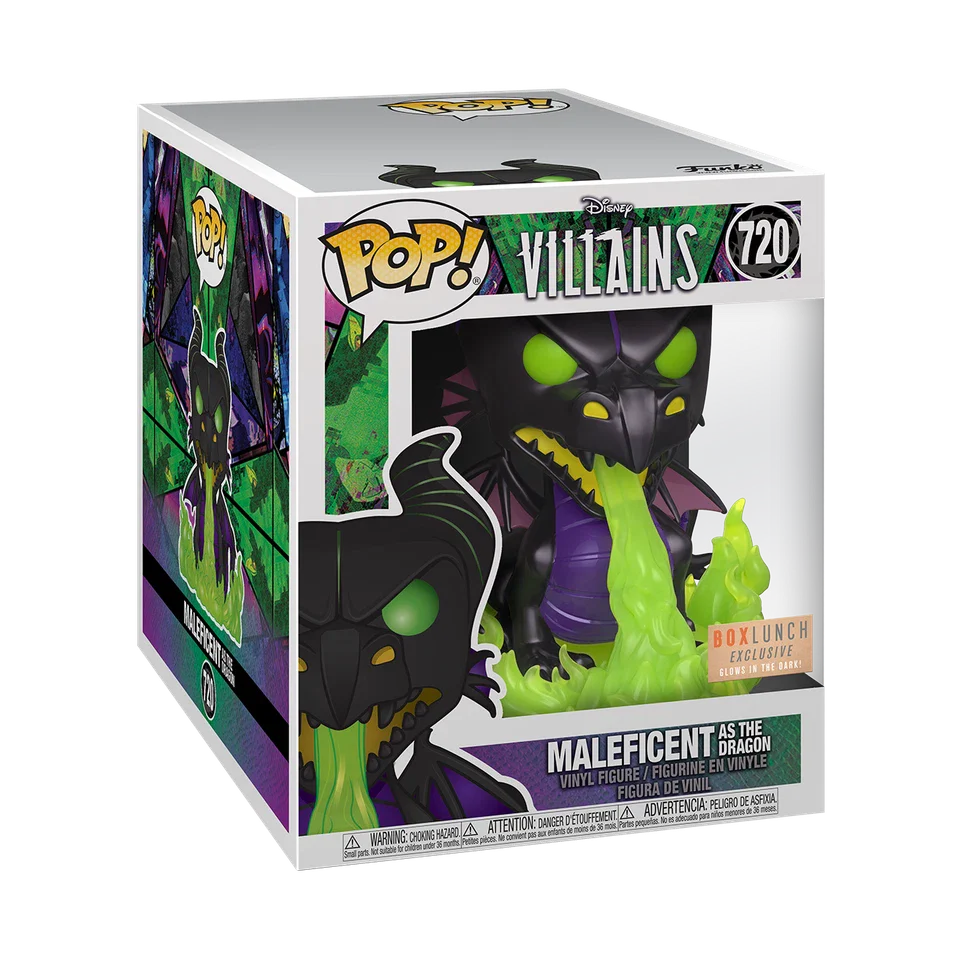 Funko Pop! Maleficent As The Dragon 6" Mega Pop BoxLunch Exclusive