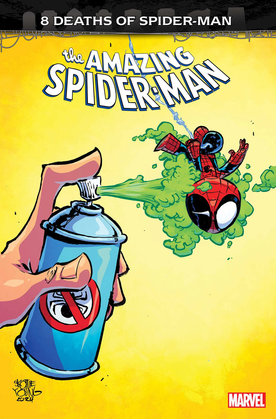 Amazing Spider-Man #62 Skottie Young 8 Deaths of Spider-Man Variant SIGNED WITH COA