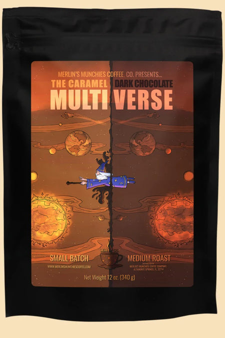 DECAF Caramel Dark Chocolate Multiverse 12 oz - Whole Bean