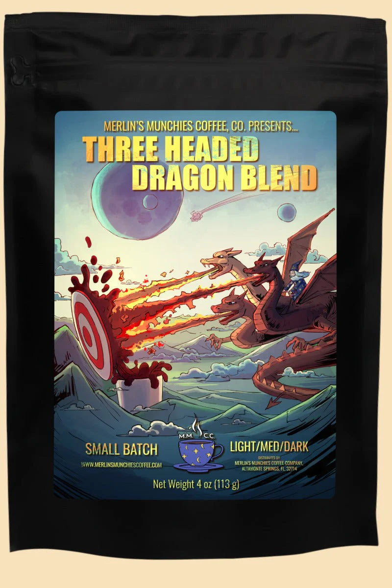 Three Headed Dragon Blend 12oz - Whole Bean