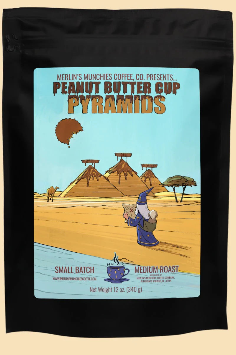 Peanut Butter Cup Pyramids 12oz - Whole Bean