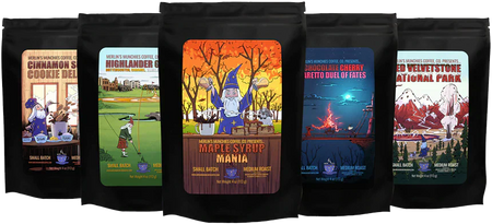 Merlin's Favorite Flavors Sample Pack - Whole Bean
