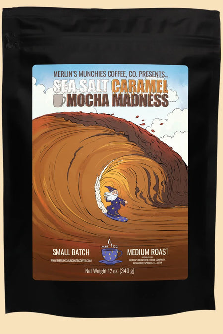 Sea Salt Caramel Mocha 12oz - Whole Bean