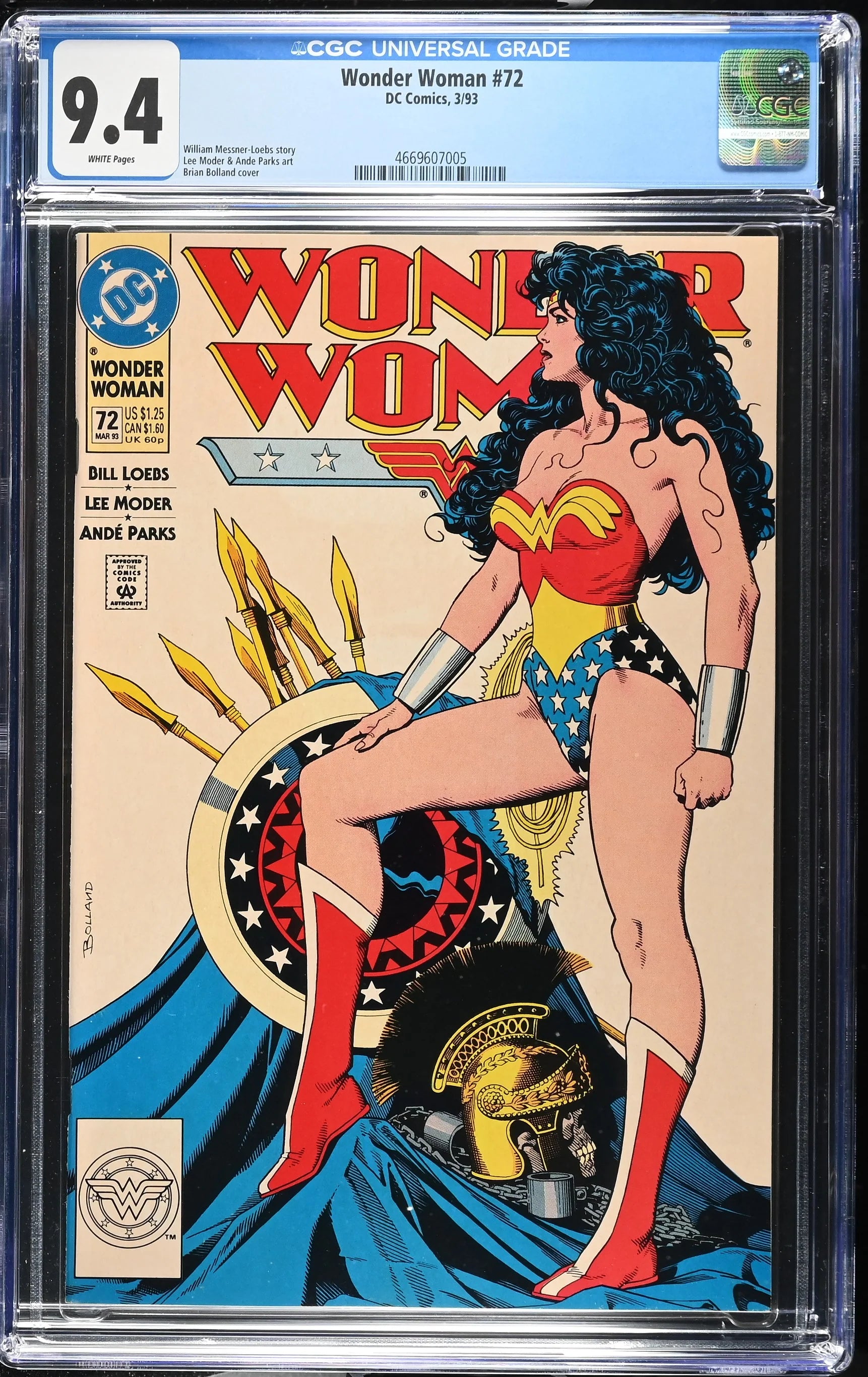 CGC 9.8 Wonder Woman #72