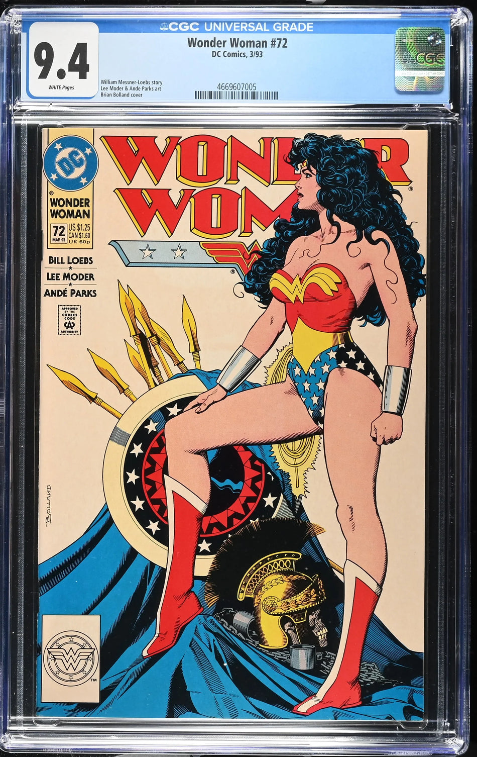 CGC 9.8 Wonder Woman #72