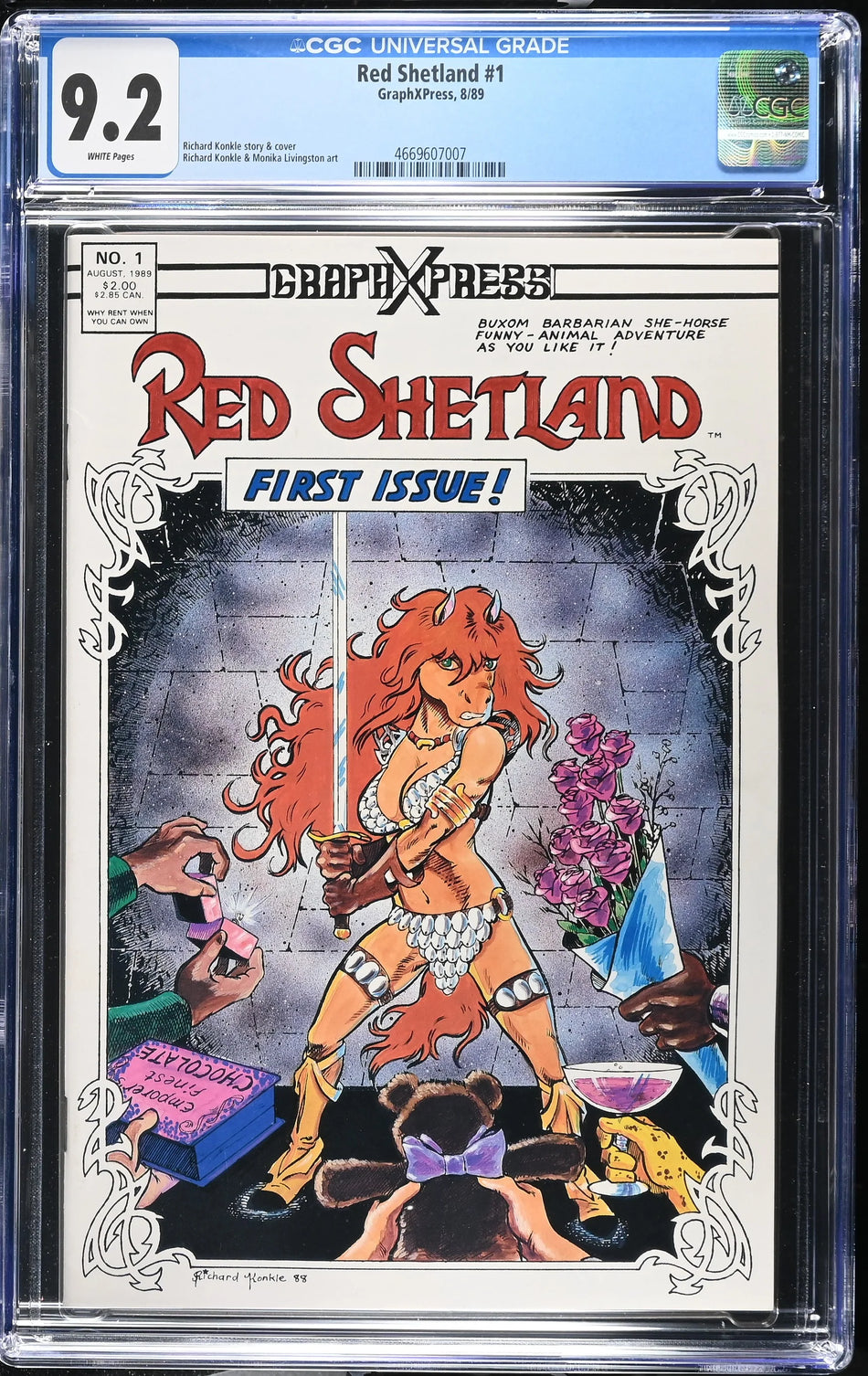 CGC 9.2 Red Shetland #1