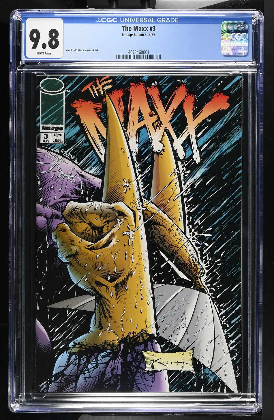 CGC 9.8 The Maxx #3