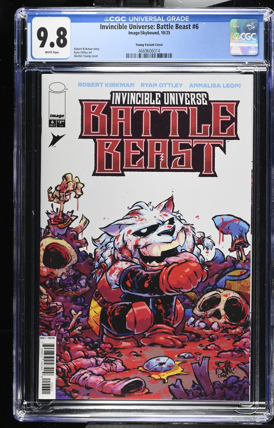 CGC 9.8 Battle Beast #6 Skottie Young Exclusive Variant LTD 1,000 Copies - CGC 9.8 # 4669606014