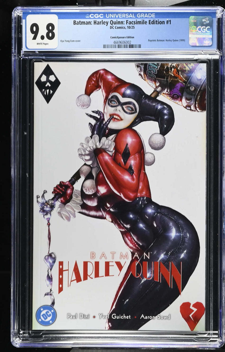 CGC 9.8 Batman Harley Quinn Facsimile Edition #1 ComicXposure Edition Reprints Batman: Harley Quinn 1999