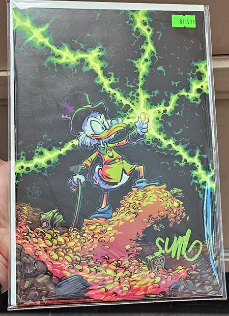 Uncle Scrooge and the Infinity Dime #1 Skottie Young Virgin SIGNED with COA - NM Near Mint