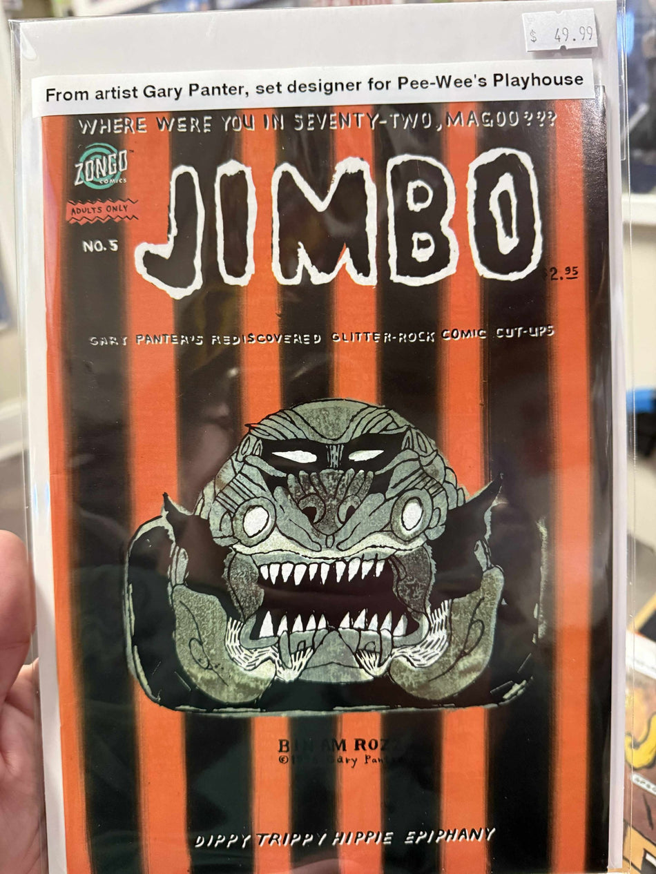 Jimbo #5 [NM-] by Gary Panter Set Designer Pee-Wee's Playhouse Zongo Comics