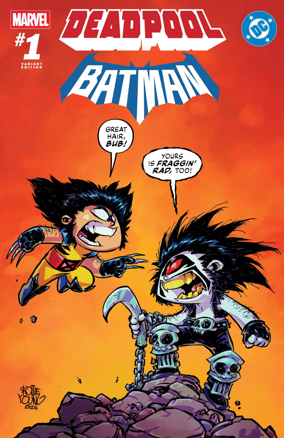 Deadpool/Batman #1 Skottie Young Exclusive Variant LTD 3,000 Copies