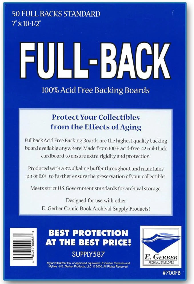 Full Backs Standard Pack of 50