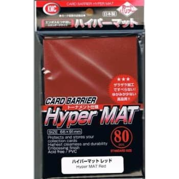 Sleeves: Hyper Matte Red 80