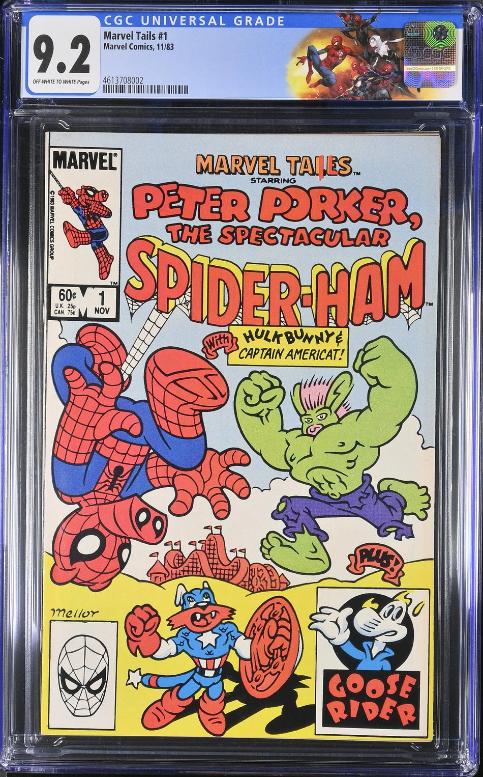 CGC 9.2 Marvel Tails #1 1st appearance of Peter Porker the Spectacular Spider-Ham